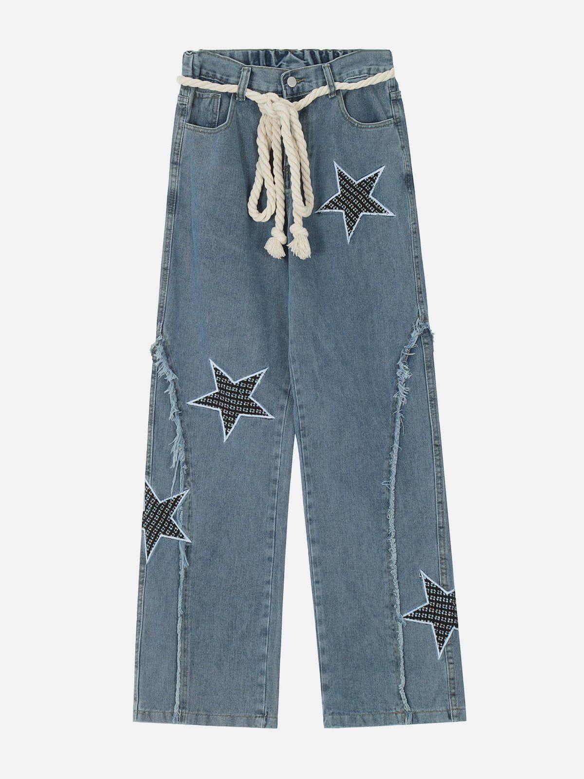 Concert Outfit Star Embroidery Jeans Concert Outfit Star Embroidery Jeans