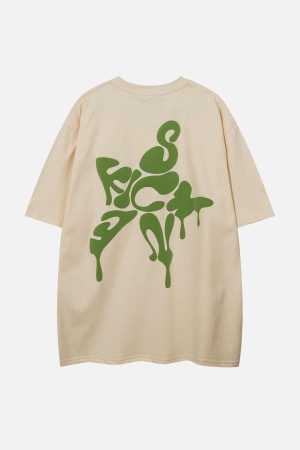 Concert Outfit Star Foam Print Tee