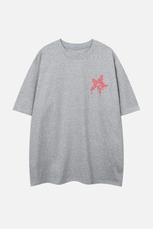 Concert Outfit Star Foam Print Tee