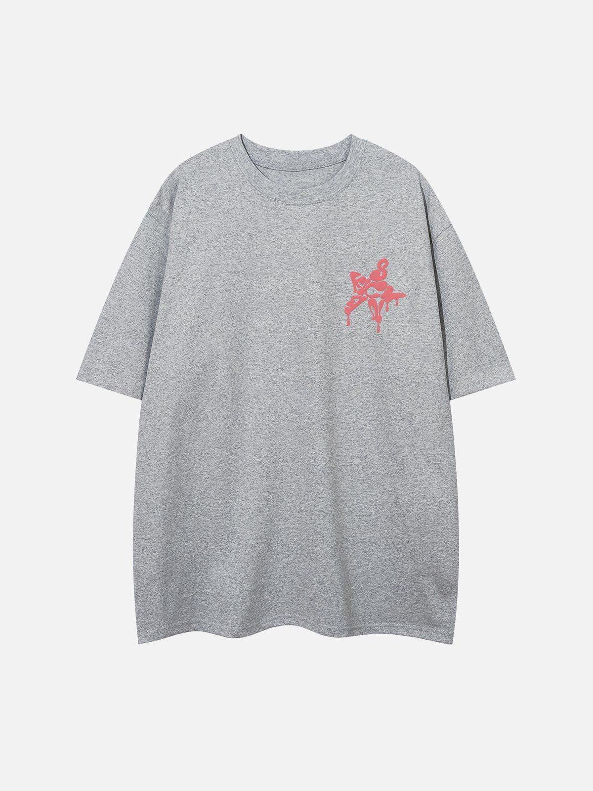 Concert Outfit Star Foam Print Tee Concert Outfit Star Foam Print Tee