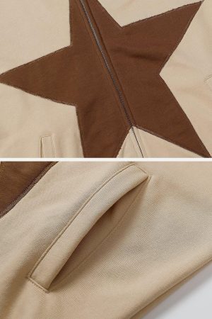 Concert Outfit Star Graphic Print Hoodie