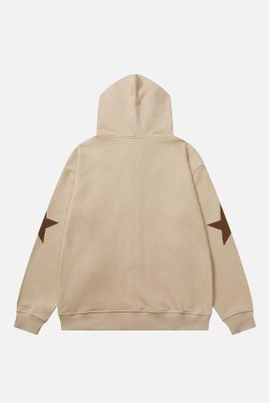 Concert Outfit Star Graphic Print Hoodie