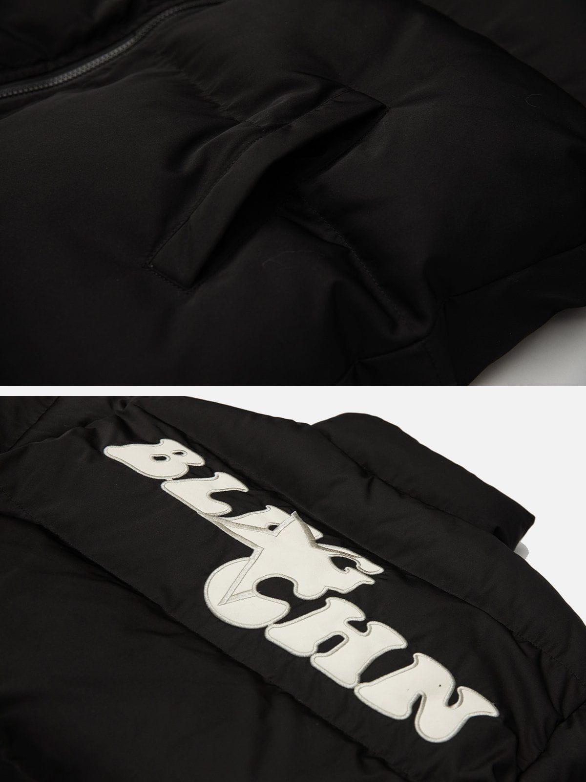 Concert Outfit Star Letter Embroidery Winter Coat Concert Outfit Star Letter Embroidery Winter Coat