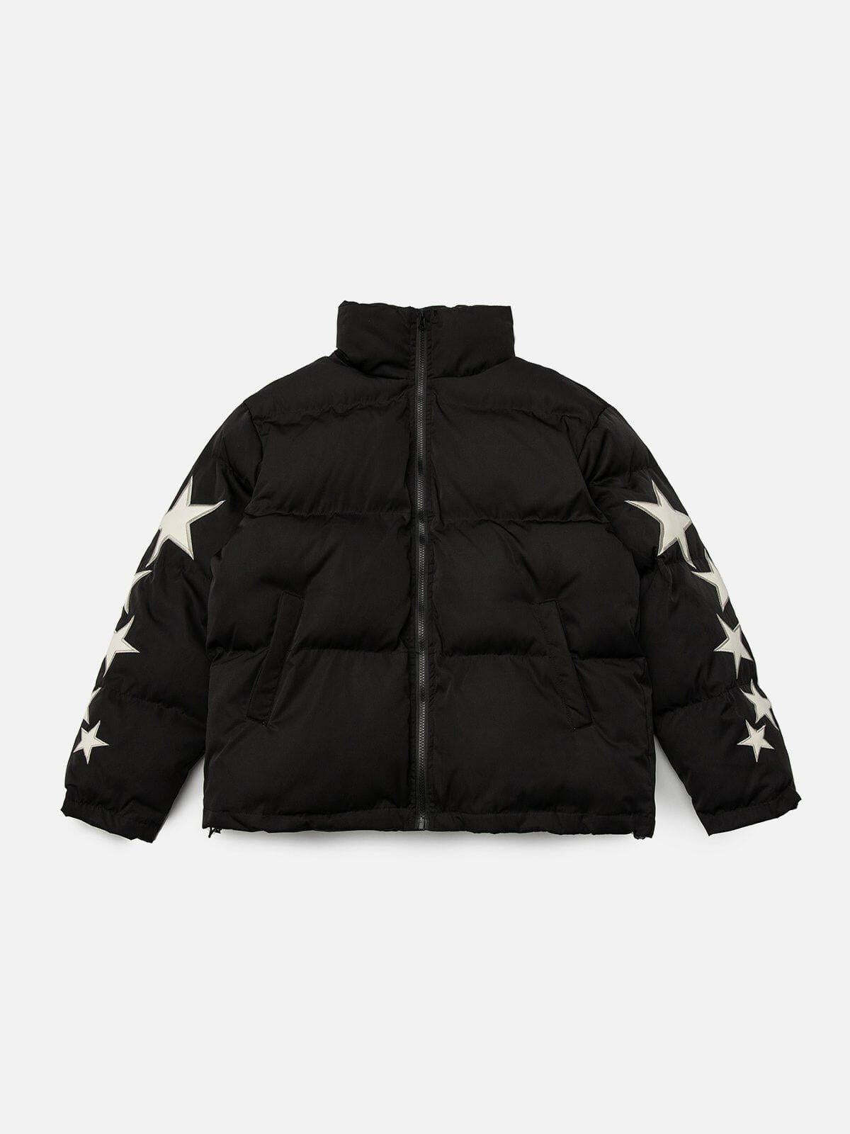 Concert Outfit Star Letter Embroidery Winter Coat Concert Outfit Star Letter Embroidery Winter Coat