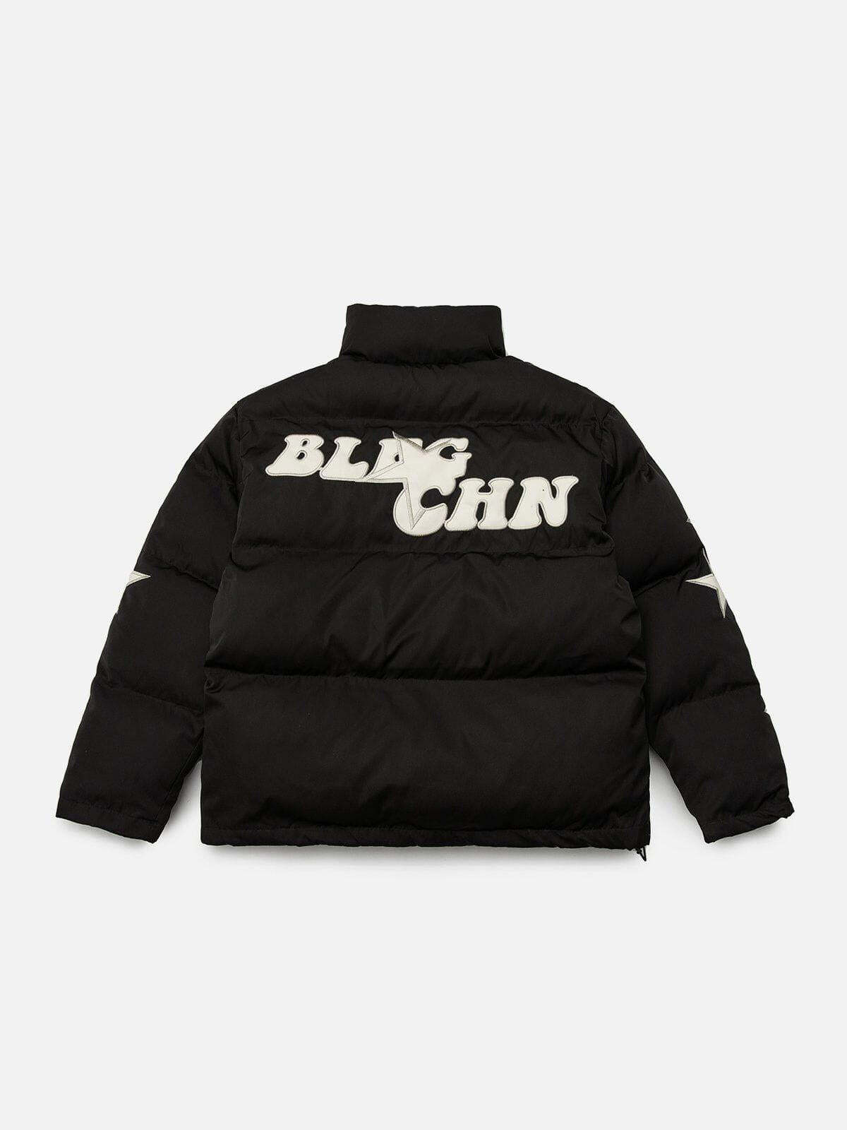 Concert Outfit Star Letter Embroidery Winter Coat Concert Outfit Star Letter Embroidery Winter Coat