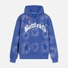Concert Outfit Star Letter Print Zipper Hoodie