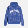 Concert Outfit Star Letter Print Zipper Hoodie Jacket