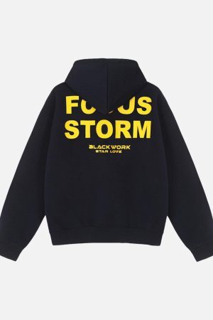 Concert Outfit Star Love Printed Hoodie