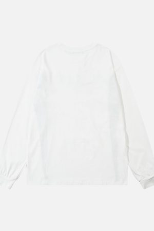 Concert Outfit Star Necklace Cross Graphic Long Sleeve T-Shirt