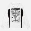Concert Outfit Star Necklace Cross Graphic Long Sleeve T-Shirt