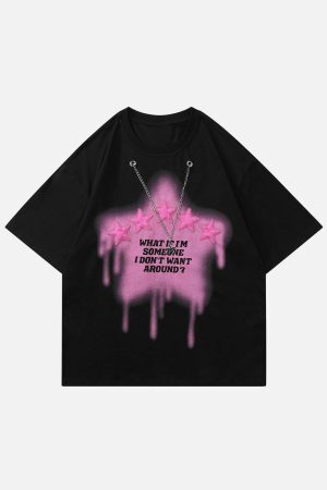 Concert Outfit Star Necklace Tee
