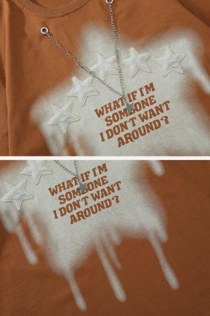 Concert Outfit Star Necklace Tee