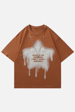 Concert Outfit Star Necklace Tee
