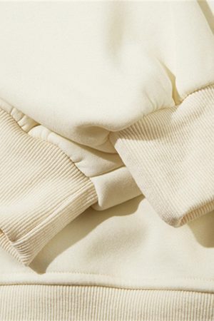 Concert Outfit Star Patch Embroidered Hooded Fleece Sweatshirt