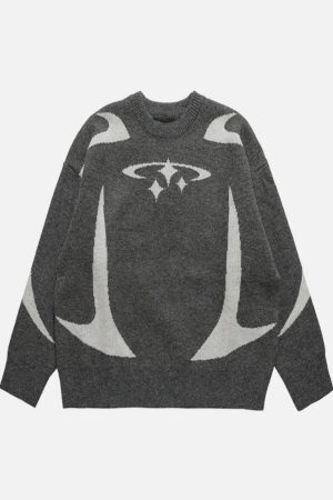 Concert Outfit Star Pattern Sweater