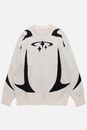 Concert Outfit Star Pattern Sweater