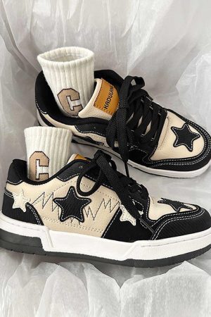 Concert Outfit Star Peplum Slip-On Shoes