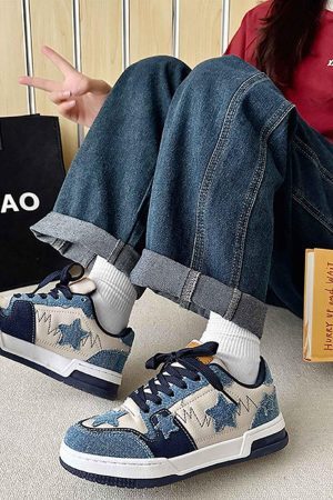 Concert Outfit Star Peplum Slip-On Shoes