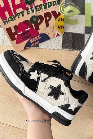 Concert Outfit Star Peplum Slip-On Shoes