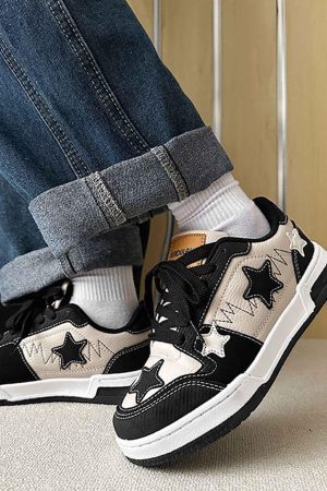 Concert Outfit Star Peplum Slip-On Shoes