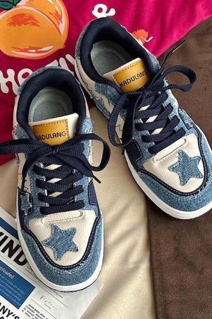 Concert Outfit Star Peplum Slip-On Shoes