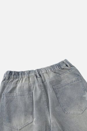 Concert Outfit Star Print Jeans