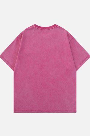 Concert Outfit Star Print Washed Tee