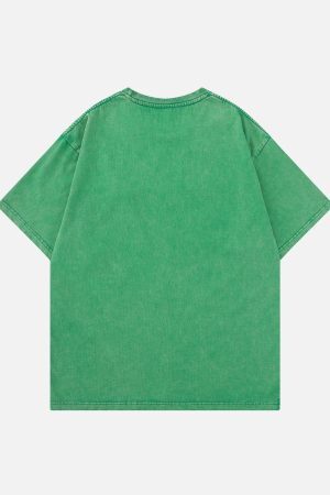 Concert Outfit Star Print Washed Tee