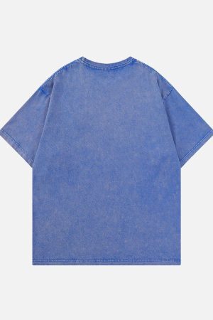 Concert Outfit Star Print Washed Tee