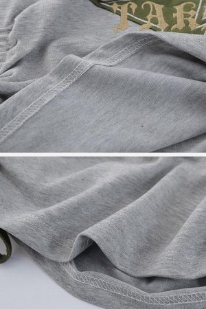 Concert Outfit Star Printing Drawstring Tee