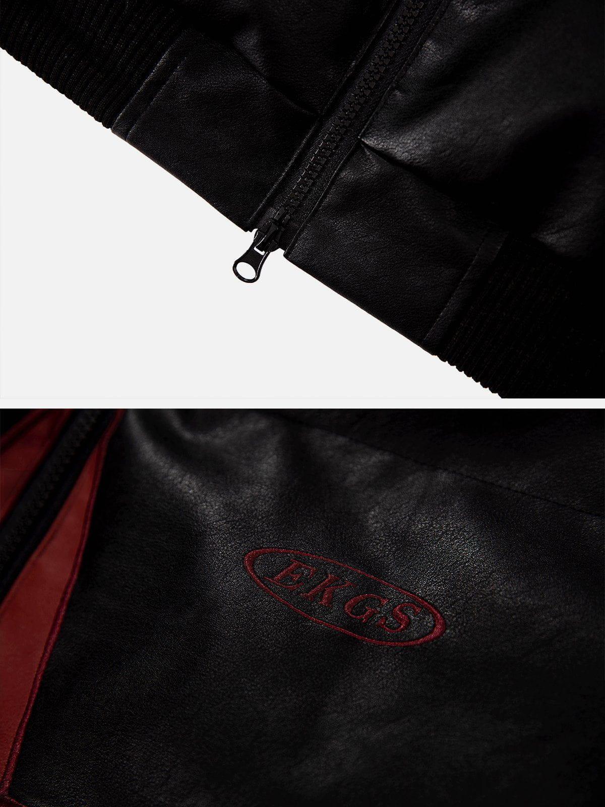 Concert Outfit Star PU Winter Coat Concert Outfit Star PU Winter Coat