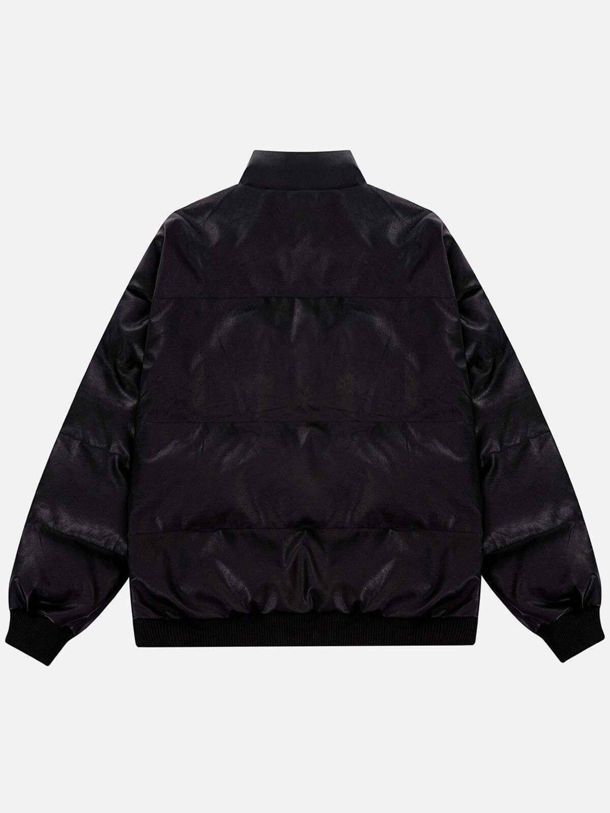 Concert Outfit Star PU Winter Coat Concert Outfit Star PU Winter Coat