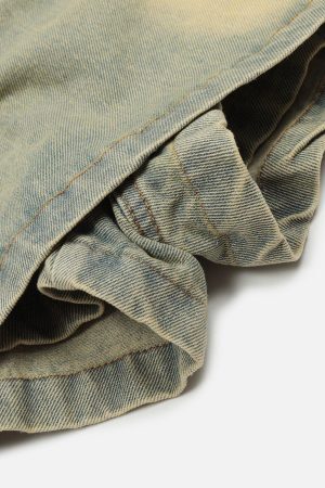 Concert Outfit Star Rivet Leg Sleeves Jorts