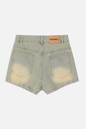 Concert Outfit Star Rivet Leg Sleeves Jorts