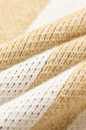 Concert Outfit Star Rugby Striped Sweater