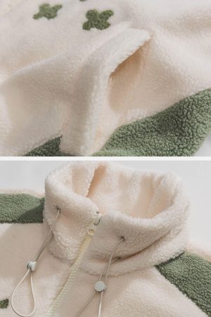 Concert Outfit Star Sky Sherpa Coat