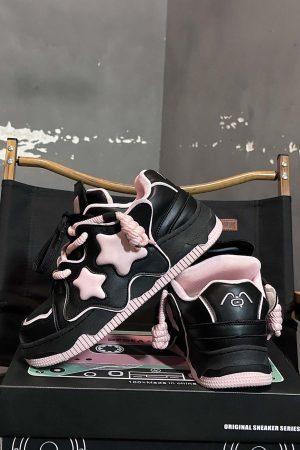 Concert Outfit Star Thick Bottom Board Shoes Couple