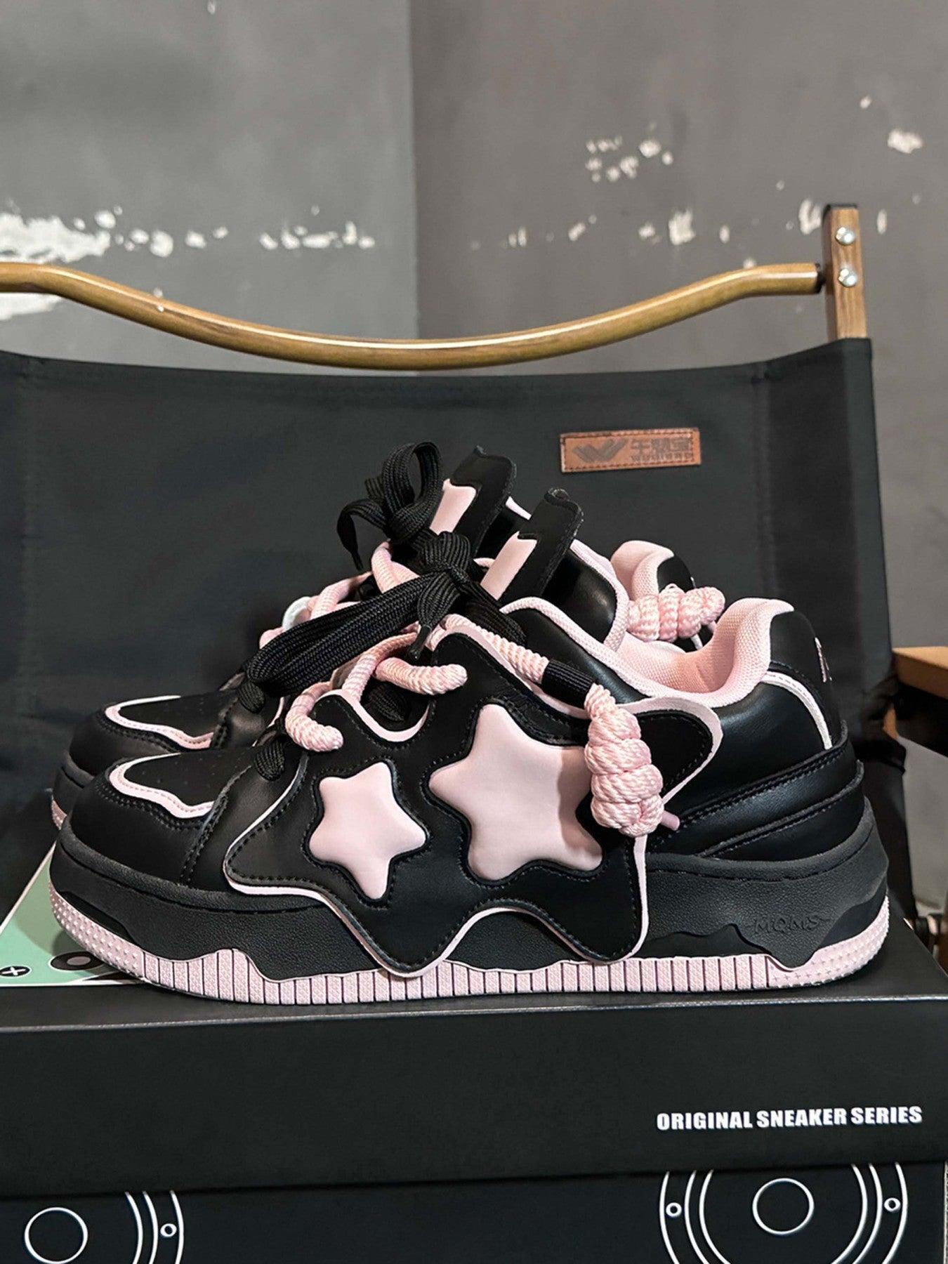 Concert Outfit Star Thick Bottom Board Shoes Couple Concert Outfit Star Thick Bottom Board Shoes Couple