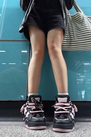 Concert Outfit Star Thick Bottom Board Shoes Couple