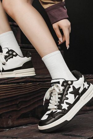 Concert Outfit Star Thick Bottom Skate Shoes