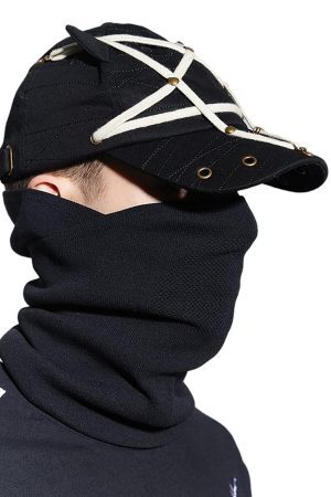 Concert Outfit Star Washed Denim Baseball Cap