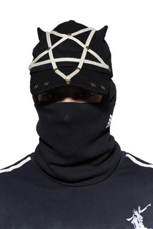 Concert Outfit Star Washed Denim Baseball Cap