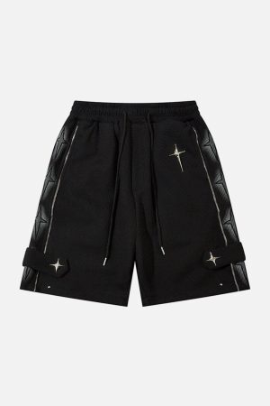 Concert Outfit Star Zip Up Shorts