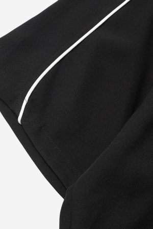 Concert Outfit Star Zipper Design Shirt