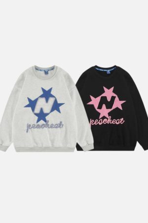 Concert Outfit Stellaris Embroidered Sweatshirt