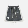 Concert Outfit Stereoscopic Star Suede Shorts