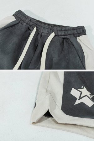 Concert Outfit Stereoscopic Star Suede Shorts
