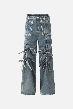 Concert Outfit Strappy Bootcut Jeans