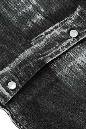 Concert Outfit Street Batik Deconstructed Split Jeans