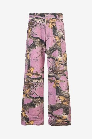 Concert Outfit Street Branch Camouflage Pants